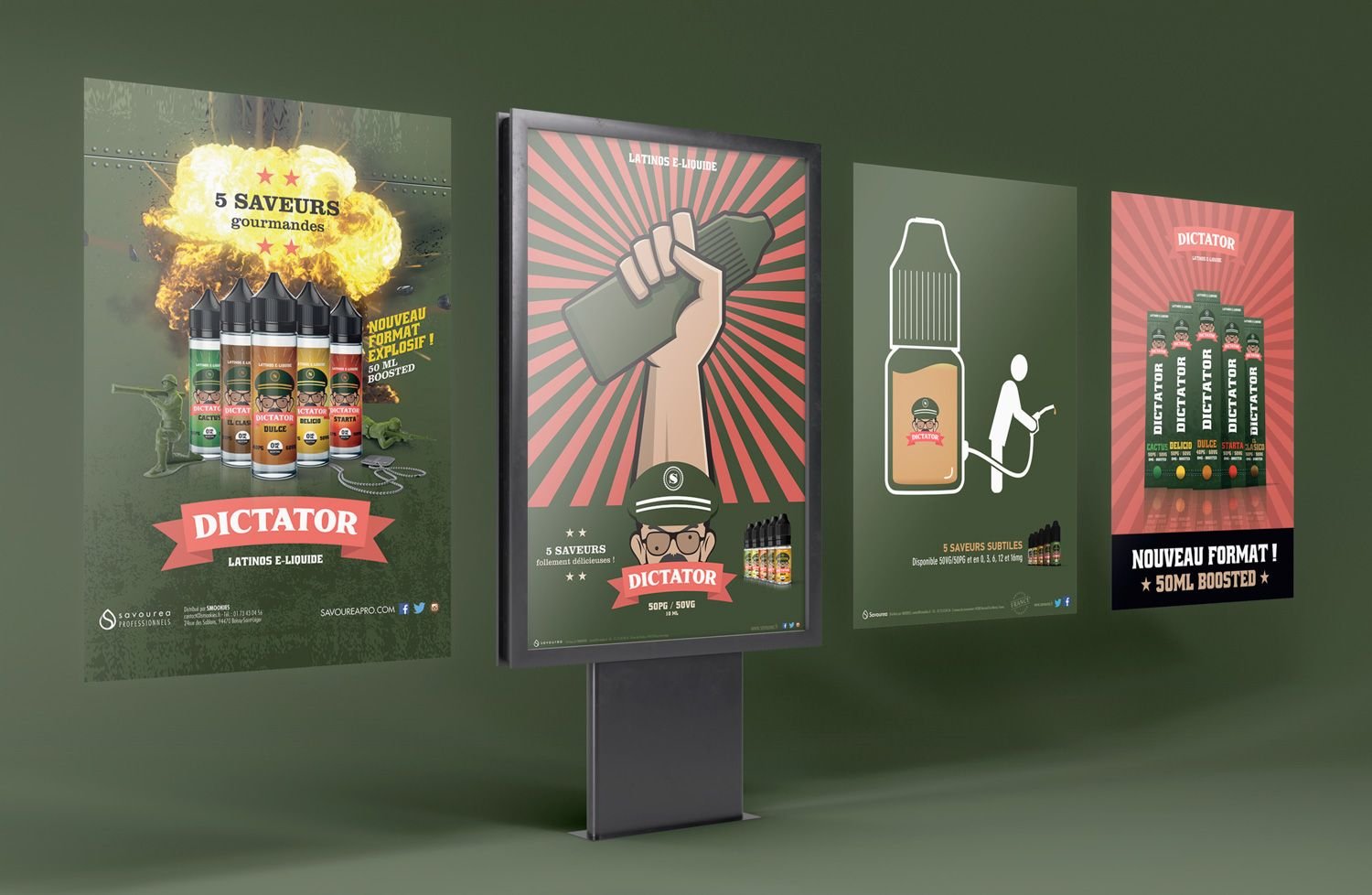 creation identitee visuelle affiche dictator